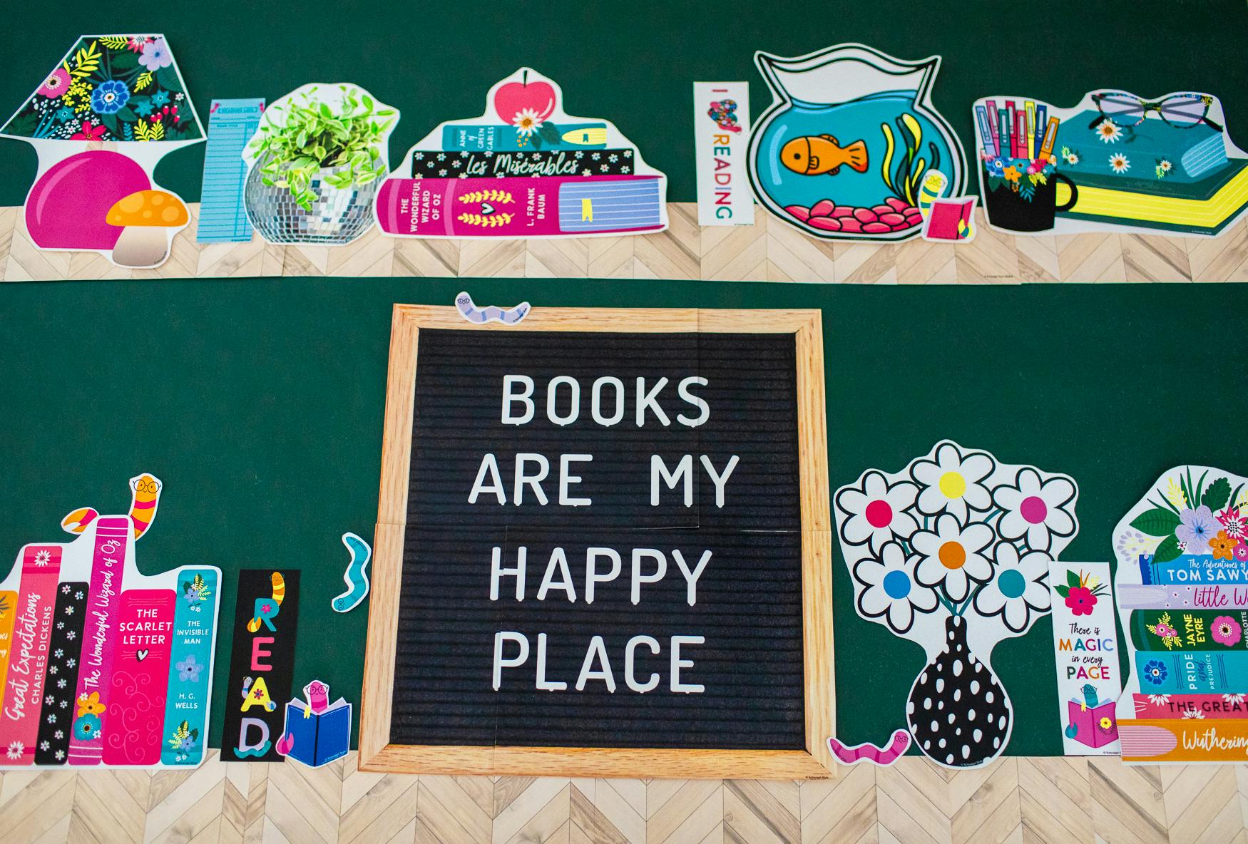 Reading and Library classroom decor for 2024