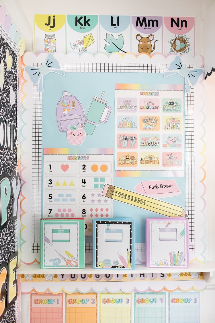 Pastel Classroom Decor